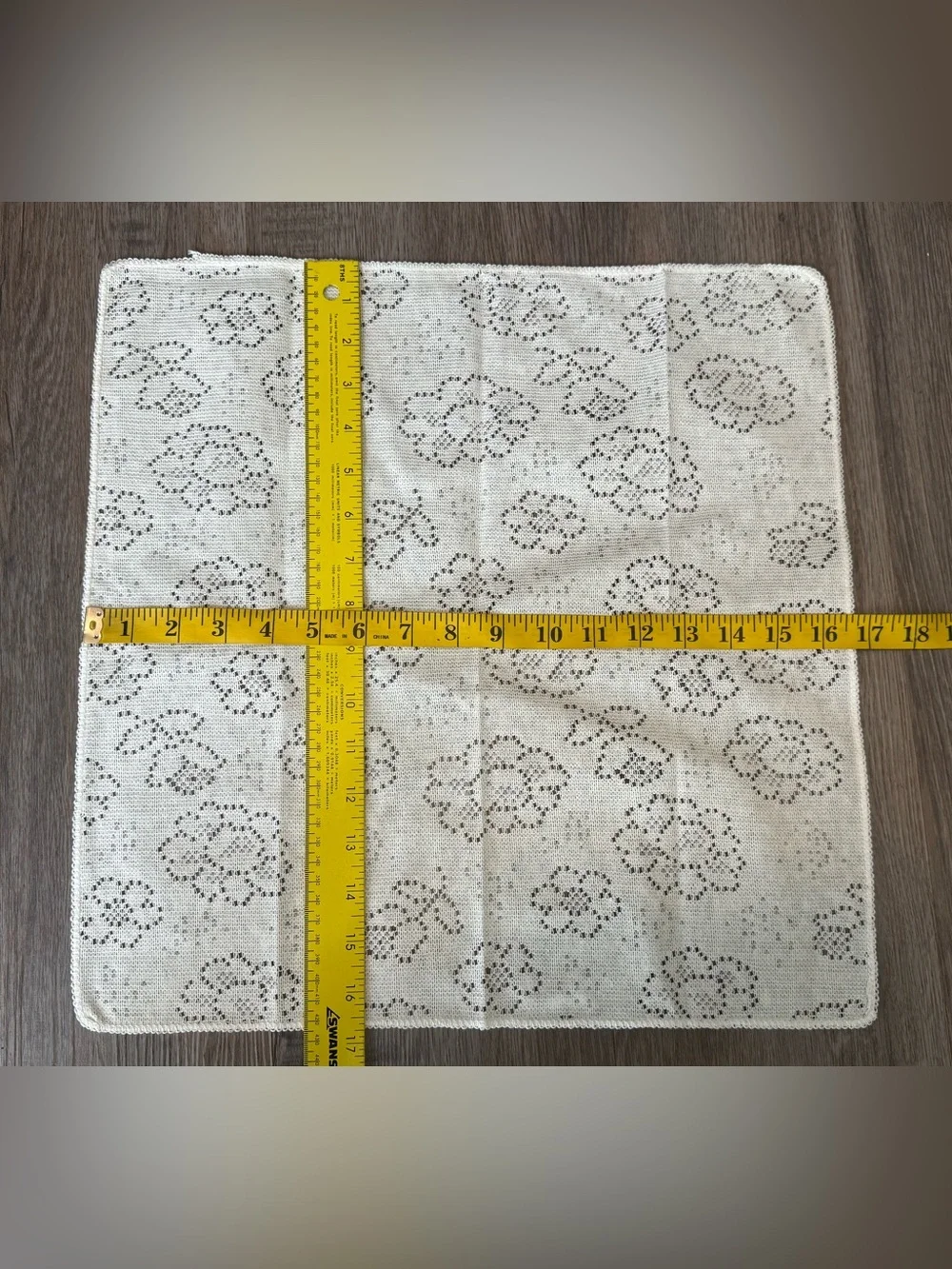 5 Vintage Handmade Lace Napkins Set of 5
